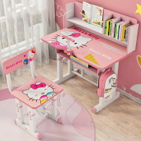 兒童學習桌小學生臥室寫字桌男孩女孩簡約書桌家用可升降桌椅組合