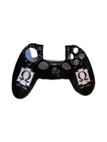 Silicone For Ps4 Pattern God Of War 3 With Analog Cover- White