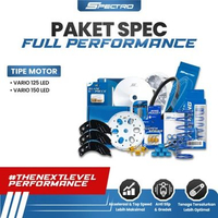Spectro Paket Spec 5 Vario 125 150 LED Upgrade CVT Per Sentri 1500RPM Ring Kampas Ganda Vanbelt K36 