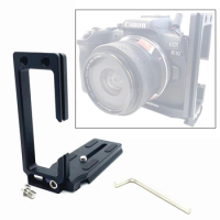 R10 Cable Lock Tripod Quick L Shape Plate Holder for Canon EOS R10 EOSR10 Camera Live Streaming Tether Shooting Photography