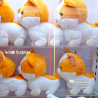 KKV Oh!some Boneka Kucing Oren Mata Glitter Gemoy Lucu Mainan Anak