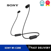 SONY WI-C200 Wireless In-ear Stereo Headset Bluetooth 5.0 Sports Headset Magnetic Headset with Microphone