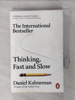 【書寶二手書T1／哲學_AWV】Thinking, Fast and Slow_Daniel Kahneman