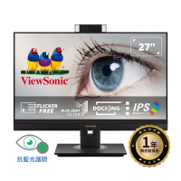 ViewSonic VG2756V-2K 27型 2K Webcam視訊鏡頭螢幕