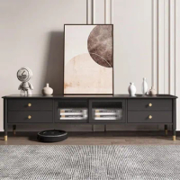 Black Lowboard Tv Stands Storage Mobile Shelf Pedestal Monitor Computer Tv Stands Modern Suporte Para Tv Nordic Furniture