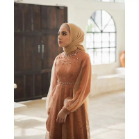 Salwa Baju Dress Gamis Kondangan Terbaru Gamis Pesta Mewah Wanita Syari Busana Muslim Terbaru Modern