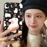 Sarung telefon warna pepejal bertema arnab comel untuk OPPO R17/R15 Pro/R11s Plus/F31/F11/F9 Pro/F7/