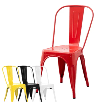 【C-FLY】吉奧工業鐵餐椅(餐椅/椅子/餐廳椅子/工業風/工作椅/會議椅/洽談椅/鐵椅)