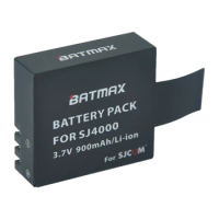 1x 900mAh Sjcam sj4000 Battery for SJCAM sj 4000 SJ5000 sj5000x SJ6000 sj7000 sj8000 sj9000 wifi SJ M10 Camera EKEN H8 H8R