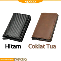 Dompet Kartu Pria Wanita Kulit Wallet Card Holder RFID Mini Smart Wallet