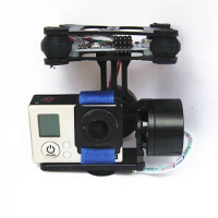 Phantom Brushless Gimbal Camera Frame + 2*Motors +Controller for Gopro3 FPV RTF