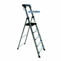 美國Werner穩耐安全梯-P275AS 寬踏板5階家用梯(最高觸及高度可達3.1米) 鋁梯 A字梯 梯子 /組 (出貨後即無法退換貨)