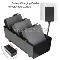 3-Slot Battery Charger Cradle with power supply for Zebra QLN220 QLN320 QLN620 QLN610 ZQ510 ZQ520 ZQ511 ZQ521