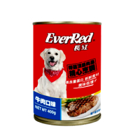 【味丹】長紅狗罐頭特級牛肉口味 400gx24罐(台灣製造狗罐頭)
