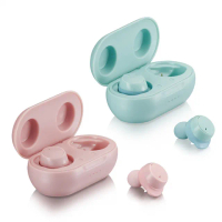 【KINYO】5.0小巧美型真無線藍牙耳機-藍綠(藍牙耳機麥克風)