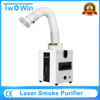 Laser Smoke Purifier Fume Extractor Smoke Solder Welding Absorber For Laser Engraving Machine CNC Machine Dust Extractor