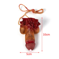 Severed Bloody Fake Scary Cock Dick Halloween Scary Bloody Broken Body Parts Party Ornament Horror Props Organ Decor