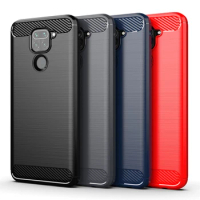 Carbon Fiber Case For Redmi Note 9 9t 9s 9pro max Soft Silicone Shockproof Phone Cover for xaomi redmi note9 4g 9 Pro