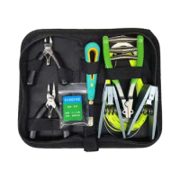Badminton Stringing Clamp Tool Kits Stringing Machine Accessories with Storage Case Tennis Flying Clamp for Tennis Racket
