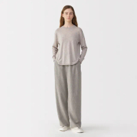 【MUJI 無印良品】MUJI Labo女亞麻混羊毛長褲(共2色)