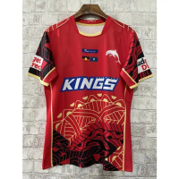 Dolphins 2023 Jersi Lelaki Orang Asli 2023/24 DOLPHINS HOME RUGBY TRAINING JERSEY SHORTS saiz S--3XL
