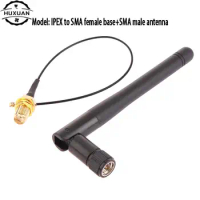 ESP8266 ESP32 Male Pigtail Cable 3dBi WiFi 2.4G Aerial Antenna SMA-KY Male Wireless Router 17cm PCI U.FL IPX To SMA-KY