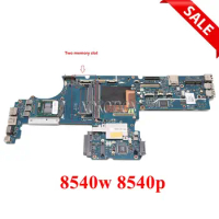 NOKOTION KAQ00 LA-4951P 595764-001 Laptop motherboard for HP EliteBook 8540P 8540W DDR3 with graphics slot not support i7