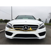 賓士 W205 C300 C250 改 AMG樣式 前保桿 後保桿 側裙 素材 空力套件