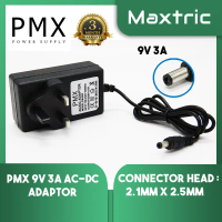PMX 9V 3A POWER ADAPTER / 3PIN UK PLUG AC DC POWER ADAPTOR = EM903