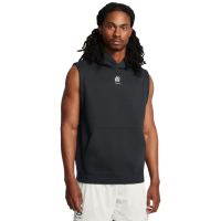 【UNDER ARMOUR】UA官方直營 男 Curry Splash 無袖連帽背心_1389483-001(黑色)