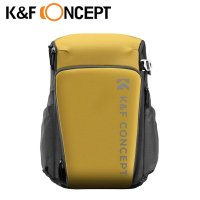 【K&amp;F Concept】ALPHA 攝影師系列 25L 大容量專業攝影單眼相機後背包 黃色(KF13.128)