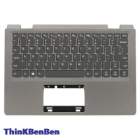 US English Grey Keyboard Upper Case Palmrest Shell Cover For Lenovo Ideapad 2in1 11 Yoga310 11IAP 5CB0Q15383
