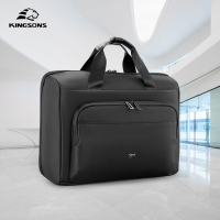 LZD  Kingsons Laptop Bag Simple and Lightweight Large Capacity Shoulder Bag Business Baggage Carousel Briefcase
