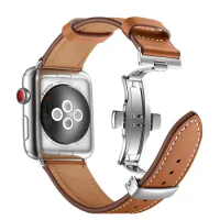 Leather For Apple watch band 45mm 41mm 44mm 40mm 49mm 38mm iWatch ultra 3 4 5 SE 6 7 bracelet apple watch series 8 strap 45 mm