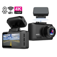 T8 Car GPS WIFI 2160P Dashboard Cam 1080P Rear G sensor Parking Traffic Event Data Recorder 4K Dvr Dashcam