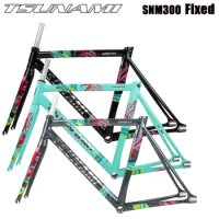 TSUNAMI SNM300 Fixed Gear Bike Frame Aluminum Alloy Fixie Track Frames Racing Track Bicycle Frame