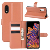 50pcs/Lot PU Leather Wallet Litchi Pattern Phone Case For Samsung Galaxy A52S A72 A22 F12 M12 F52 M32 A82 A12 A32 A02S Lychee