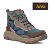 【TEVA】女健行鞋 高筒防潑水戶外登山鞋/健行鞋 Geotrecca RP 原廠(迷彩木-TV1139870BBLW)
