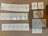 電梯樓層點字貼紙 透明 各場合適用 1x2cm
