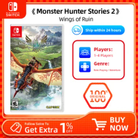 Monster Hunter Stories 2 : Wings of Ruin Nintendo Switch Game Deals for Nintendo Switch OLED Switch Lite Game Card Physical