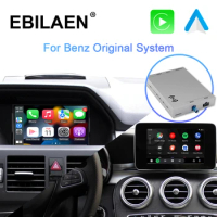 Wireless Apple Carplay Android Auto For Mercedes Benz C117 W176 W204 W205 W221 GLS GLK Class NTG 4.5 4.7 5.0 4.0 6.0 MBUX Module