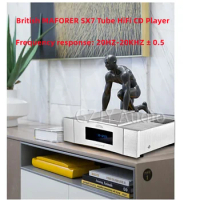 Excellent MAFORER SX7 Tube HiFi CD Player, Use CS4398 And SANYO Laser Heads, Multiple Function Output,CS4398 decode,SAA7824