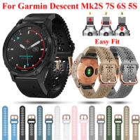 20mm Silicone Quickfit Smart Watch Strap For Garmin Fenix Descent Mk2S 7S Sport Band 6S Pro 5S Plus Easyfit Bracelet Accessories