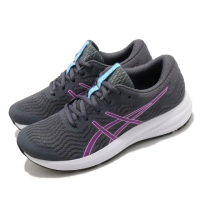 【asics 亞瑟士】慢跑鞋 Patriot 12 運動休閒 女鞋 亞瑟士 入門 輕量 緩衝 基本款 灰 紫(1012A705023)