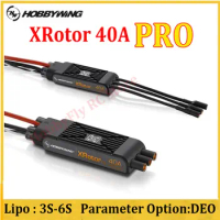 2PCS Hobbywing XRotor Pro 40A ESC No BEC 3S-6S Lipo Brushless ESC DEO For Quadrocop 550~880 Class Multirotors
