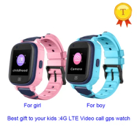 best gift to kid 4G lte Wifi GPS SOS newest version Smart Watch Kids Video call IP67 waterproof sos Camera Baby gps Watch