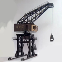 1Set 1:87 HO Scale Train Railway Scene Decoration Large-scale Coal Crane Model for Sand Table