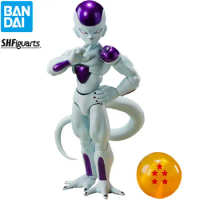 BANDAI S.H.Figuarts Dragon Ball Z Frieza Fourth Form With the 4-Star DragonBall SHF Collectible Anime Figure Action Model Toys