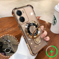 เหมาะสำหรับเคสโทรศัพท์ OPPO RENO 14 PRO 13F 14F ขาตั้งชาร์จแม่เหล็กใหม่ ป้องกันการกระแทกมุมทั้งสี่ ด