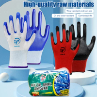 Winter Warm Tire Rubber Wear-resistant Anti-slip Labor Protection Gloves Nitrile Gloves Construction Gardening Gloves